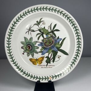 Vintage Portmeirion Botanic Garden Passion Flower Dinner Plate 10.5"